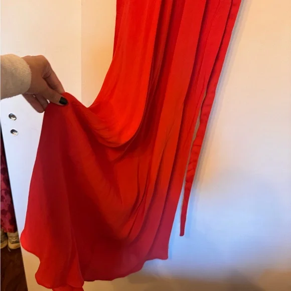 NWT Doen Amoretta Dress in Tigerlily XS - Picture 3 of 6